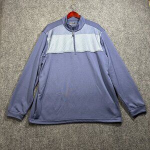 Bolle Shirt Mens XXL 1/4 Zip Pullover Blue Colorblock Long Sleeve Active